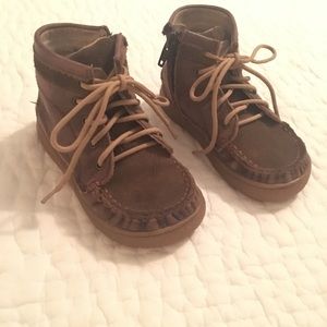 Livie and Luca brown toddler boy boots